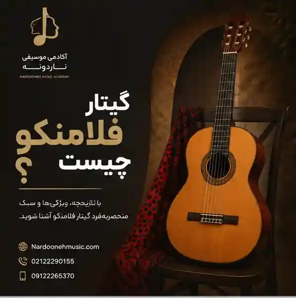 گیتار-فلامنکو-چیست-آموزش-ثبت-نام-کلاس-اموزشگاه-موسیقی-شمال-تهران